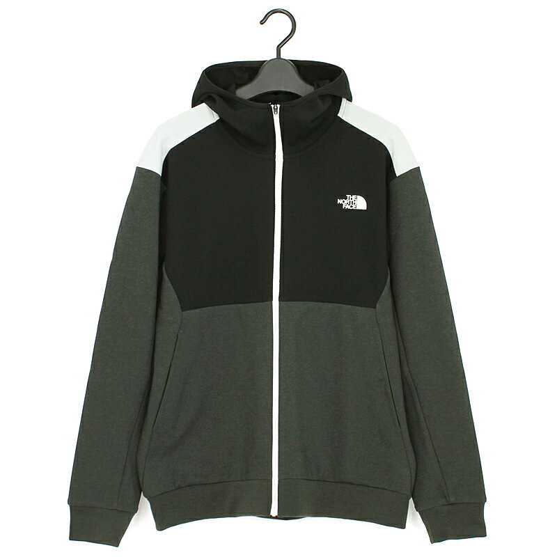 ザ・ノース・フェイス ジャージ メンズ ノースフェイス THE NORTH FACE アンビションフーディ Ambition Hoodie パーカー スウェット ジャージ NT62290 メンズ 国内正規品 リサイクル素材 スポーツウェア ストレッチ 軽量 鹿の子編み レギュラーフィット グレー×ホワイト