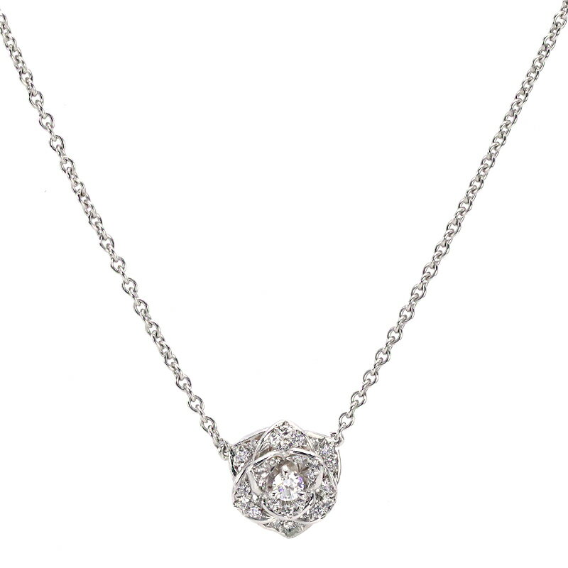 ԥ  ͥå쥹 ǥ K18ۥ磻ȥ ˥ 0.23ct 39/42cm G33U0085 ¹͢ʡ