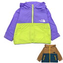 ノースフェイス THE NORTH FACE ベビーコンパクトジャケット B Compact Jacket ウインドブレーカー マウンテンパーカー NPB72310 キッズ ベビー 国内正規品 取り外し可能なフード 記名ラベル付き はっ水加工