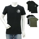 ディーゼル DIESEL Tシャツ UMTEE RANDALTHREEPACK T-SHIRT ラウンドネックTシャツ 3枚セット アンダーウエア 00SJ5L 0TANL メンズ