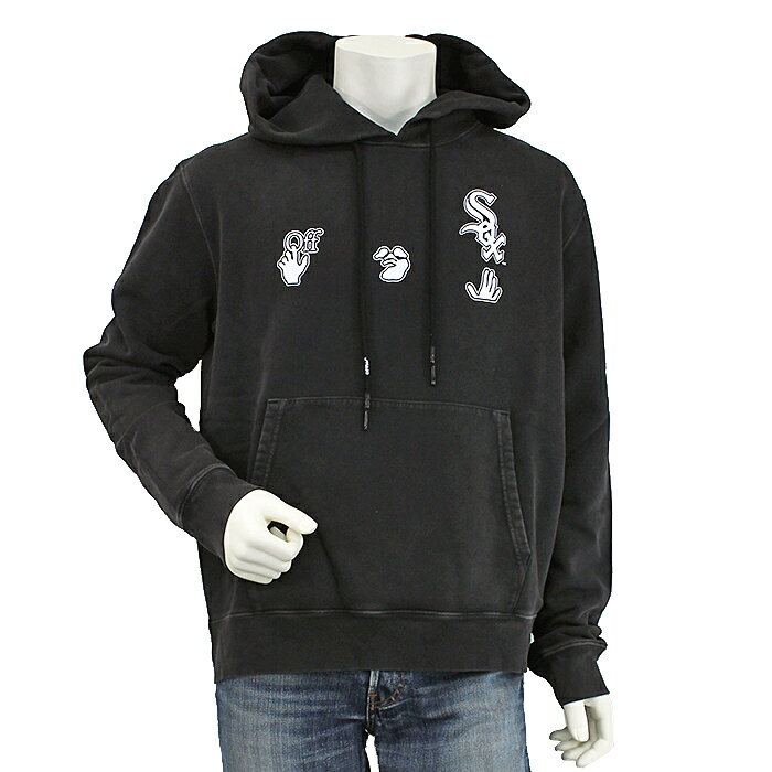 【訳あり】 色褪せあり オフホワイト×MLB＆ニューエラ Off-White×MLB＆NEW ERA シカゴホワイトソックス パーカー MLB CHICAGO WS HOODIE OMBB034G21FLE004 メンズ