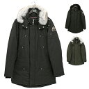 ストックプライス ムースナックルズ MOOSE KNUCKLES ダウンコート STIRLING PARKA 防寒 ミドル丈 カナダ フォックスファー フード取り外し 袖口ファスナー MK4661MP メンズ ブラック カーキ