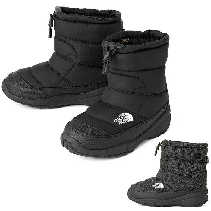 楽天ナナパージュノースフェイス THE NORTH FACE ヌプシ ブーティ ウォータープルーフ K Nuptse Bootie WP ウィンタースノーブーツ シューズ 靴 子供靴 キャンプ カジュアル はっ水加工 サーモライト NFJ52287 キッズ ジュニア 男の子 女の子 国内正規品