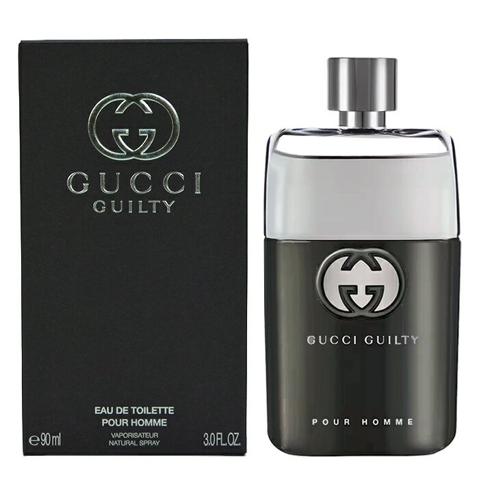 グッチ（GUCCI) グッチ GUCCI ギルティ プールオム オードトワレスプレー ガンメタボトル 香水 90ml メンズ ユニセックス