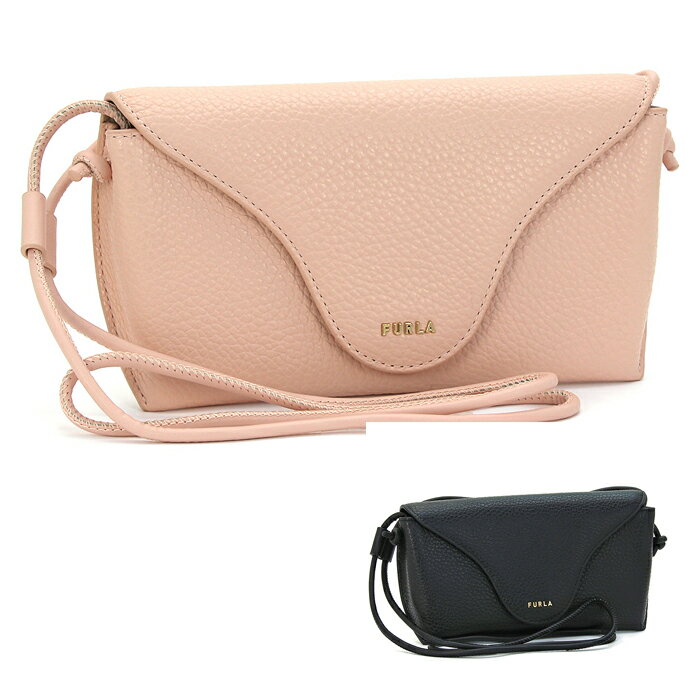 フルラ 可愛いショルダーバッグ レディース フルラ FURLA バッグ ショルダーバッグ ポシェット ESSENTIAL MINI CROSSBODY PHONE HOLDER WE00188 HSF000 レディース スリム ミニ コンパクト エレガント ソフトレザー 本革 長財布 ポーチ スマートフォン収納 ブラック ピンク