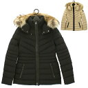 マッカージュ MACKAGE ダウンコート 天然ファー襟付きダウンジャケット down jacket with natural fur PATSY F レディース アウター 軽量リサイクルダウン ミドル丈 シグネチャーMロゴ 無地 シンプル ダブルジップ ウエストシェイプ ブルーフォックスファー