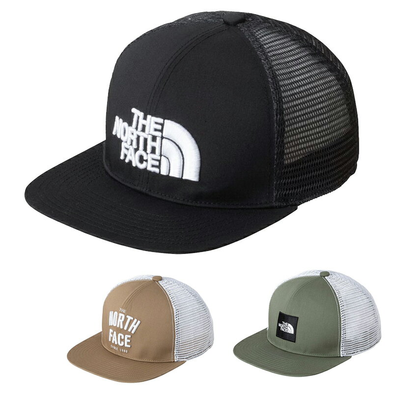 ノースフェイス THE NORTH FACE キッズ メッセージメッシュキャップ Kids 039 Message Mesh Cap 帽子 ベースボールキャップ フラットバイザー NNJ02406 キッズ 国内正規品 立体ロゴ刺繍 メッシュ アメリカンホック