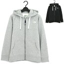 ザ・ノース・フェイス THE NORTH FACE リアビューフルジップフーディ Rearview Full Zip Hoodie ジップアップスウェットパーカー NTW12442 レディース 国内正規品 オーガニックコットン リサイクルポリエステル混紡 裏起毛 速乾 ロゴ立体刺繍