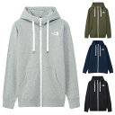 ノースフェイス THE NORTH FACE リアビューフルジップフーディ Rearview Full Zip Hoodie ジップアップスウェットパーカー NT12442 メンズ 国内正規品 オーガニックコットン リサイクルポリエステル混紡 裏起毛 速乾 ロゴ立体刺繍