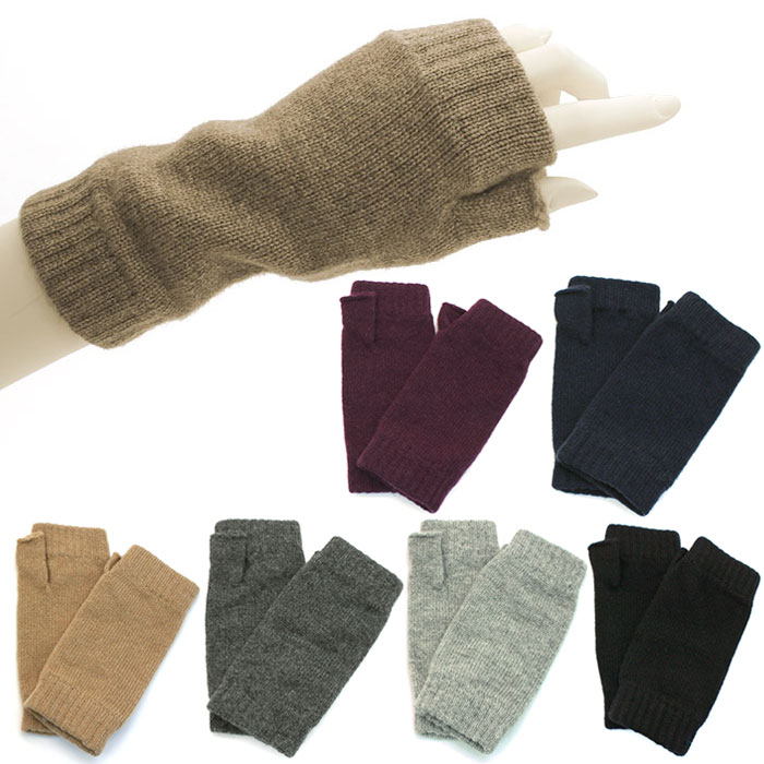 ジョンストンズ 手袋 レディース ジョンストンズ Johnstons 手袋 ハンドウォーマー グローブ ニットリストウォーマー Knit Wristwarmer カシミヤ100％ HAD03215 ユニセックス メンズ レディース 指ぬき 指なし スマホ手袋 保温 防寒