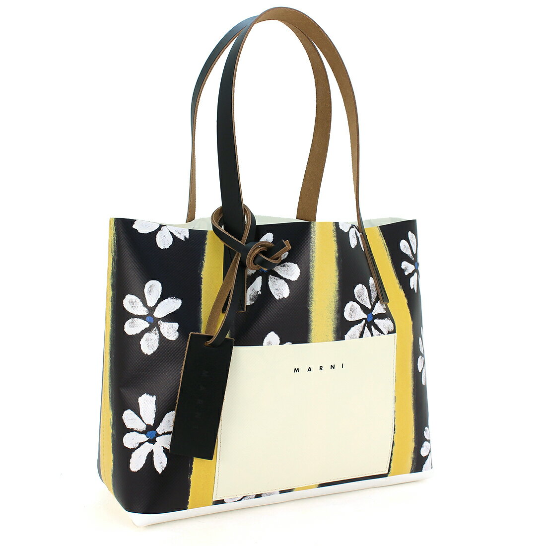 MARNI マルニ トートバッグ 白x緑x茶等(総柄) - 2108424O0175 楽天市場】マルニ トート バッグ(柄ライン)(バッグ|バッグ