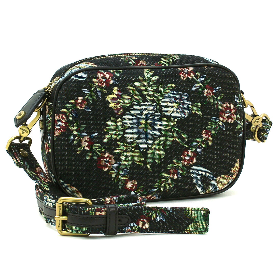 楽天ナナパージュヴィヴィアンウエストウッド Vivienne Westwood バッグ ショルダーバッグ カメラバッグ アンナ ANNA TRELLIS TAPESTRY 4303010JU W00MQ レディース ヴィーガン ジャガード レトロ 総柄 リサイクル素材