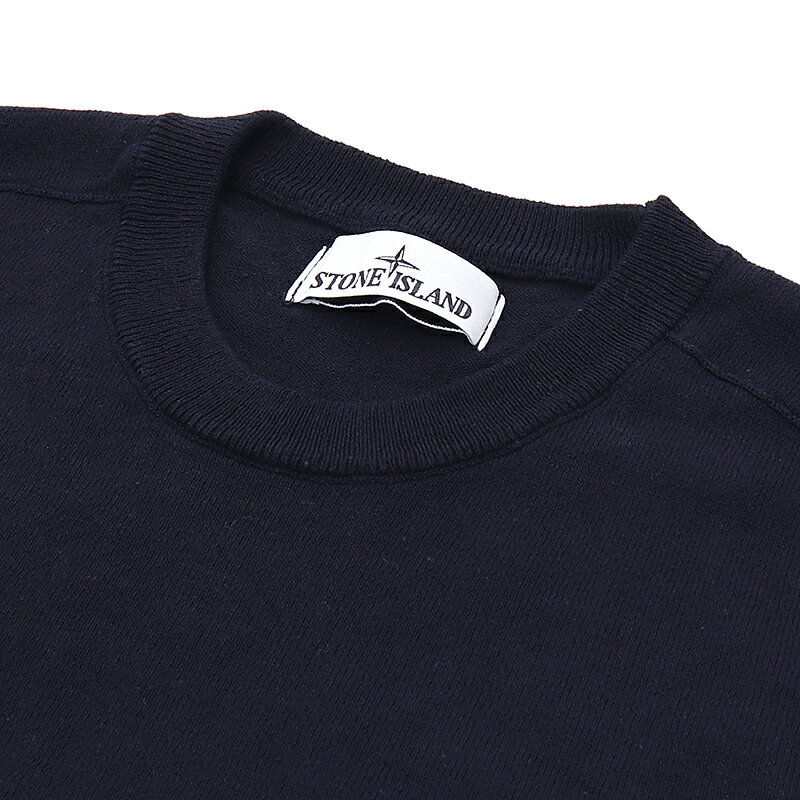 ストーンアイランド STONE ISLAND 長袖Tシャツ LIGHT RAW HAND ORGANIC COTTON K1S155100062 S00B9 メンズ クルーネック ジャンパー ロールディテール ニットウェア