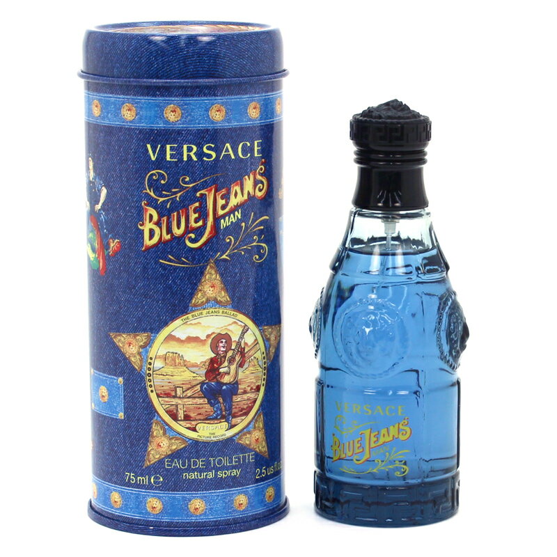 ヴェルサーチェ VERSACE 香水 75ml ヴェルサス ブルージーンズ オードトワレ スプレー メンズ