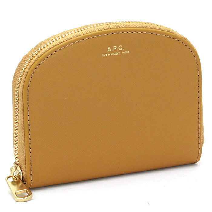 【訳あり】 汚れあり アーペーセー APC 小銭入れ 財布 デミルーン DEMI LUNE マルチケース F63219 PXBJQ A.P.C. A・P・C ミエル DAN ライトブラウン