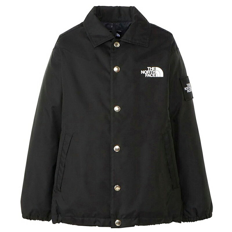 ノースフェイス THE NORTH FACE ザ コーチジャケット The Coach Jacket NPJ22305 キッズ 国内正規品 はっ水 防風機能 リサイクルナイロンオックス生地 上品な光沢感 タフタ生地 ロゴプリント ワッペンロゴ ドットボタン仕様 静電ケア