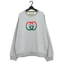 グッチ GUCCI トレーナー インターロッキングG ロゴプリント コットンジャージー スウェットシャツ 774244 XJGAY メンズ