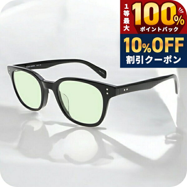 ＼9/1は激アツ★10%OFF+ポイントUP／ ナノユニバース サングラス メンズ レディース ブランド NANO universe フレーム素材／アセテート NUS-129-3 フレームカラー ブラック レンズカラー ライトグリーン 小物 nanaple-10150207 腕時計のななぷれ パッケージ画像
