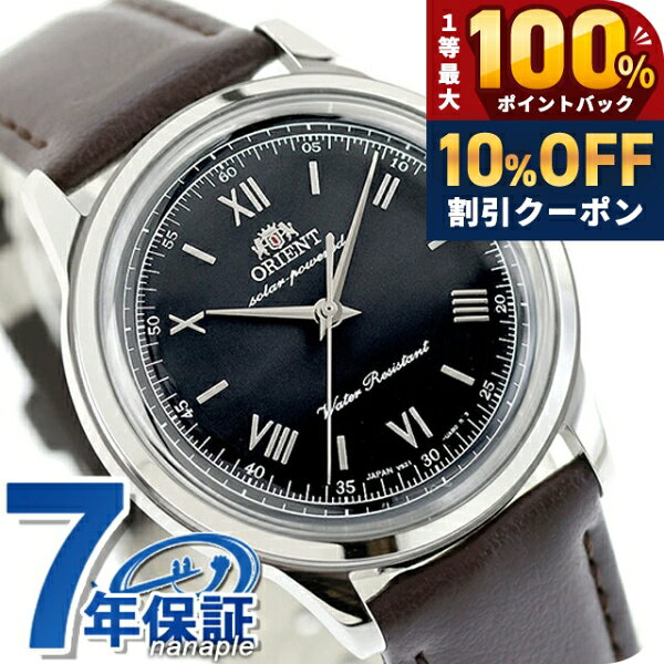 ＼18日は激アツ★超ラッキーDAY／ オリエント クラシック バンビーノ Orient Bambino 38 ソーラーパワード 腕時計 ブランド メンズ ORIENT CLASSIC RN-WK0004L アナログ ブラック ブラウン 黒 日本製 おしゃれ 防水 文字盤 大きい プレゼント 男性 実用的