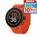 スント RUN ラン CORAL ORANGE 充電式クォーツ スマートウォッチ ブランド メンズ レディース SUUNTO SS051112000 デジタル ブラック オレンジ 黒