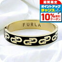 \10%OFFクーポン&さらに+3倍★10/1限定/ フルラ バングル レディース ブランド FURLA ARCH BANGLE Lサイズ ステンレススチール FJ0124BTL ブラック ゴールド アクセサリー