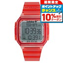\10%割引クーポン&さらに+12倍★7/20限定/ アディダス DIGITAL ONE GMT クオーツ 腕時計 メンズ レディース adidas AOST22051 デジタル レッド 赤 ブランド おしゃれ 防水 軽い 華奢 プレゼント 実用的