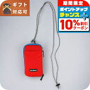 \10%割引クーポン★7日10時迄/ ワイルドシングス WILD THINGS ネックポーチ WT-380-3806-RED メンズ RED ブランド