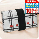 \10%OFFクーポン★22日10時まで/ マルニ 三つ折り財布 メンズ レディース ブランド MARNI PFMI0007U9-P6052 ホワイト ウォレット 高級 おしゃれ プレゼント 実用的 敬老の日ギフト