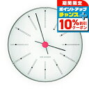 \10%割引クーポン&さらに+3倍★5/5限定/ アルネ ヤコブセン Bankers Wall Clock 12cm white クォーツ 電池式 クロック 掛...