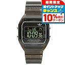 \10%割引クーポン★7日10時迄/ アディダス DIGITAL TWO Crystal クオーツ 腕時計 メンズ レディース adidas AOST24064...
