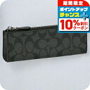\10%割引クーポン&さらに+3倍★5/18限定/ コーチ ペンケース メンズ レディース ブランド COACH C6986 QBO4G 1 ブラック系