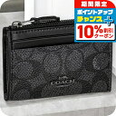 \10%割引クーポン&さらに+3倍★5/5限定/ コーチ コインケース メンズ レディース ブランド COACH CW870 ブラック 小銭入れ 小さい 高級 ...