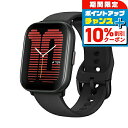 \10%OFFクーポン+さらに3倍★8/20限定/ アマズフィット ミッドナイトブラック 充電式クオーツ スマートウォッチ ブランド メンズ レディース Bluetooth Amazfit SP170066-C178 デジタル ブラック 黒 敬老の日ギフト