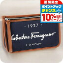\10%割引クーポン&さらに+12倍★7/20限定/ フェラガモ クラッチバッグ メンズ ブランド Ferragamo 240971 ネイビー