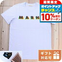 \10%OFFクーポン★2日10時迄/ マルニ Tシャツ メンズ ブランド MARNI コットン100% ポルトガル HUMU0198PE パープル系 ファッシ...