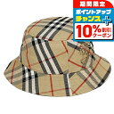 \10%割引クーポン★7日10時迄/ バ−バリ− ハット メンズ レディース ブランド BURBERRY チェック 8085726 L ...
