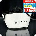 \10%割引クーポン★2日10時迄/ マルニ ハンドバッグ レディース MARNI BMMP0097Q2-P5441 ホワイト ブラック 軽量 小さめ 手提げ ...