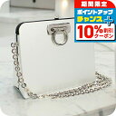 \10%割引クーポン★7日10時迄/【中古】 フェラガモ 斜め掛け ショルダーバッグ レディース FERRAGAMO ガンチーニ チェーンショルダーバッグ 21...