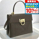 \10%割引クーポン&さらに+12倍★7/20限定/【中古】 フェラガモ ハンドバッグ レディース FERRAGAMO ガンチーニ 2WAYハンドバッグ 21 0290 ブラウン バッグ 軽量 小さめ 手提げ ブランド 高級 おしゃれ プレゼント 女性 実用的 かわいい