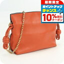 \10%割引クーポン★7日10時迄/【中古】 ロエベ 斜め掛け ショルダーバッグ レディース LOEWE フラメンコクラッチ レザー A411FC6X01 オレ...