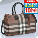 \10%割引クーポン&さらに+3倍★7/1限定/ バ-バリ- ハンドバッグ レディース BURBERRY チェック 8069662 ブラウン 軽量 小さめ 手提げ ブランド 高級 おしゃれ プレゼント 女性 実用的 かわいい