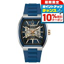 \10%割引クーポン&さらに+12倍★7/20限定/【トートバック付】 ブローバ クラシック マキナ 自動巻き 腕時計 ブランド メンズ オープンハート BULOVA 98A318 アナログ ネイビー おしゃれ 防水 プレゼント 男性 実用的