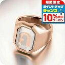 \10%OFFクーポン★22日10時まで/ フルラ リング レディース ブランド FURLA OCTAGONAL RING 10号 ステンレススチール FJ0303RT0 ピンクゴールド シルバー アクセサリー 敬老の日ギフト