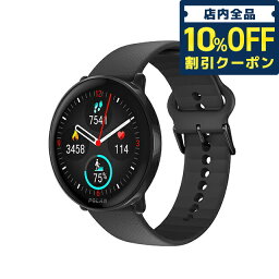 ポラール スマートウォッチ ＼先着5,390円割引クーポン★全品10%OFF／【ベルト付】 ポラール スマートウォッチ IGNITE 3 ブラック S-L 充電式クオーツ メンズ レディース Bluetooth POLAR 900106234 デジタル ブラック 黒 記念品 プレゼント ギフト