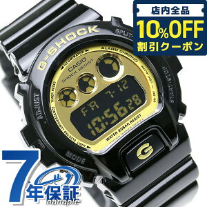 ＼激アツな6日間★1,170円割引クーポン！全品10%OFF／ gショック ジーショック G-SHOCK DW-6900CB-1DR クレイジーカラーズ ブラック 黒 ゴールド CASIO カシオ 腕時計 メンズ プレゼント ギフト