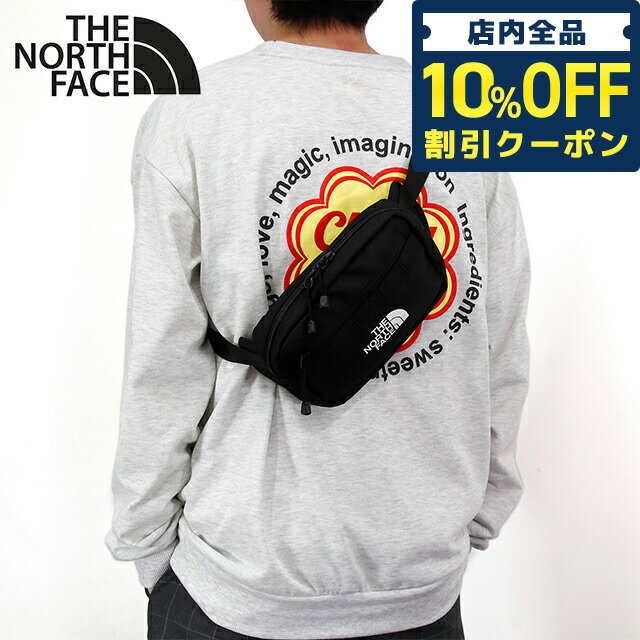 ＼21日10時まで★830円OFFクーポン！全品10%OFF／ ノースフェイス ボディバッグ メンズ レディース ブランド THE NORTH FACE CAMP HIP SACK ポリエステル ウエストポーチ ブラック バッグ 父の日 プレゼント 実用的