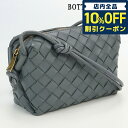 ＼7日10時まで★13,990円割引クーポン！全品10%OFF／【中古】 ボッテガヴェネタ 斜め掛け ショルダーバッグ レディース ブランド BOTTEGA VENETA イントレチャート ミニ ループ カメラバッグ レザー 680254 グレー バッグ