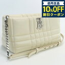 ＼激アツな6日間★10,080円割引クーポン！全品10%OFF／【中古】 バーバリー 斜め掛け ショルダーバッグ レディース ブランド BURBERRY スモール ローラジップバッグ レザー 8046227 ホワイト バッグ