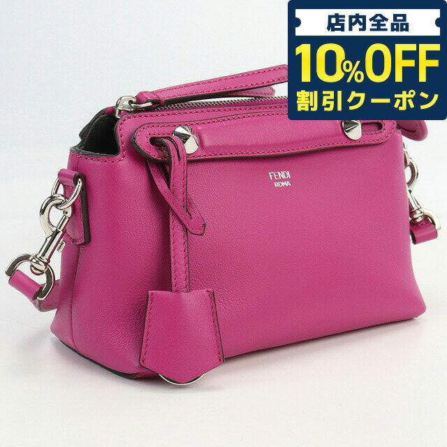 ＼5/18限定★11,610円OFFクーポン！全品10%OFFにさらに+3倍／【中古】 フェンディ ハンドバッグ レディース ブランド FENDI バイザウェイ ミニ レザー 8BL135 1D5 パープル バッグ