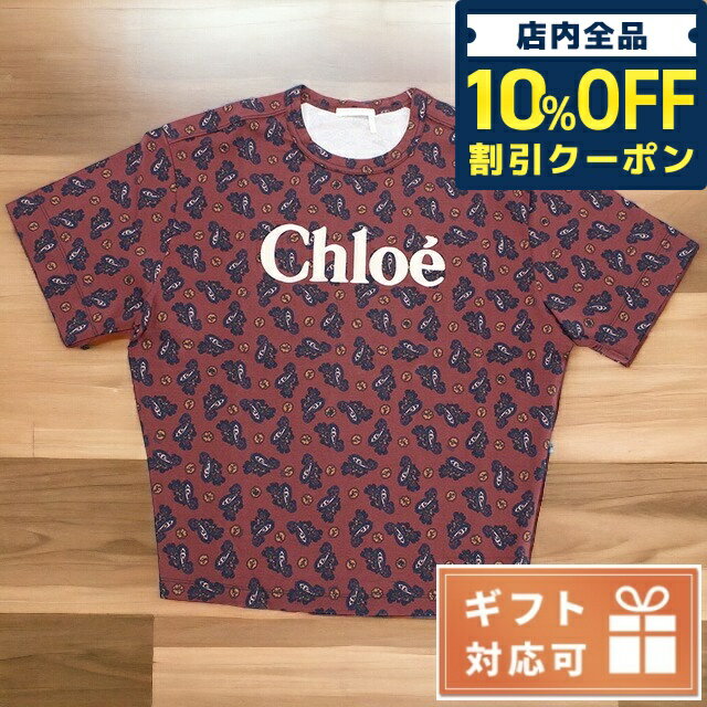 ＼5/18限定★3,360円OFFクーポン！全品10%OFFにさらに+3倍／ クロエ Tシャツ レディース CHLOE コットン100% ポルトガル CHC20WJH13 ブラウン系 ファッション 選べるモデル